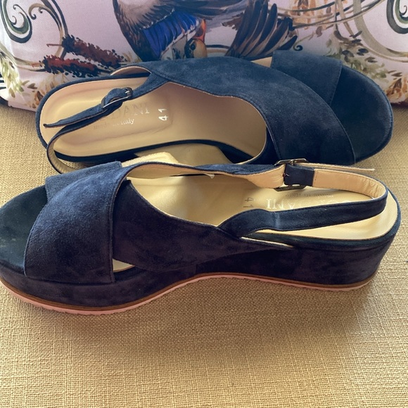 Cordani Kaylee Blue Criss-cross platform sandals size 41 - Picture 8 of 8